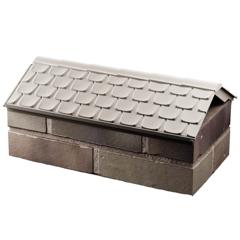 Парапет Zking Эльбрус Бежевый с посадкой на 1 кирпич (255мм) в Якутске фото