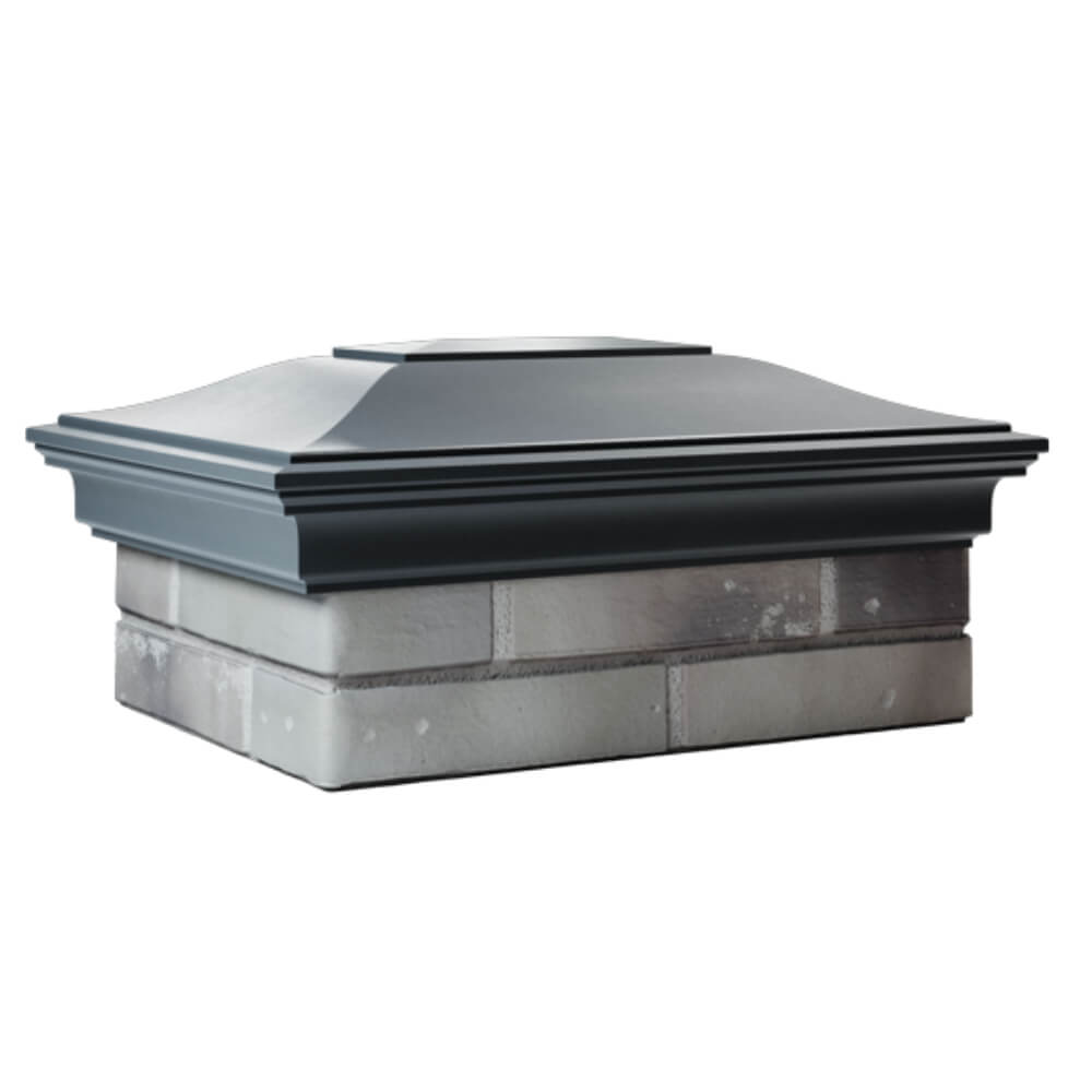 Колпак Zking Монблан Серый на столб 2х1.5 кирпича (515х385мм) в Якутске фото