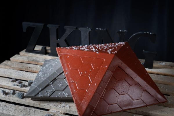 Колпак Zking Эверест Красный на столб 1.5х1.5 кирпича (390х390мм) в Якутске фото