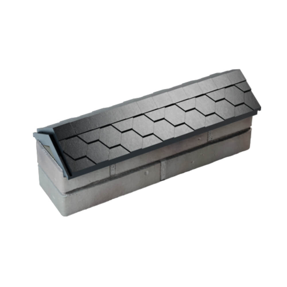 Парапет Zking Эверест Черный с посадкой на 0.5 кирпича (130мм) в Якутске фото