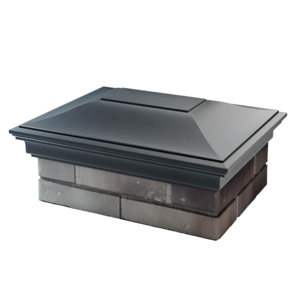 Колпак Zking Монблан Серый на столб 2х1.5 кирпича (515х385мм) в Якутске фото