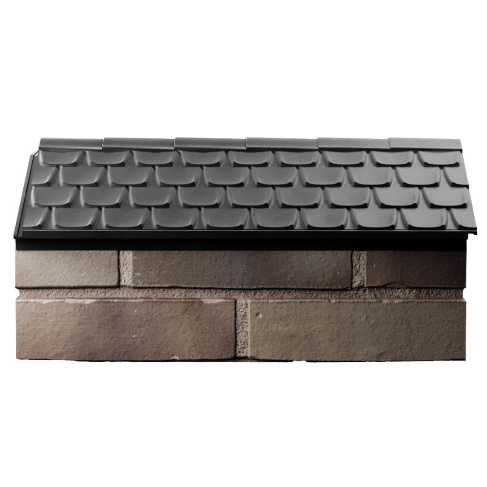 Парапет Zking Эльбрус Серый с посадкой на 1 кирпич (255мм) в Якутске фото