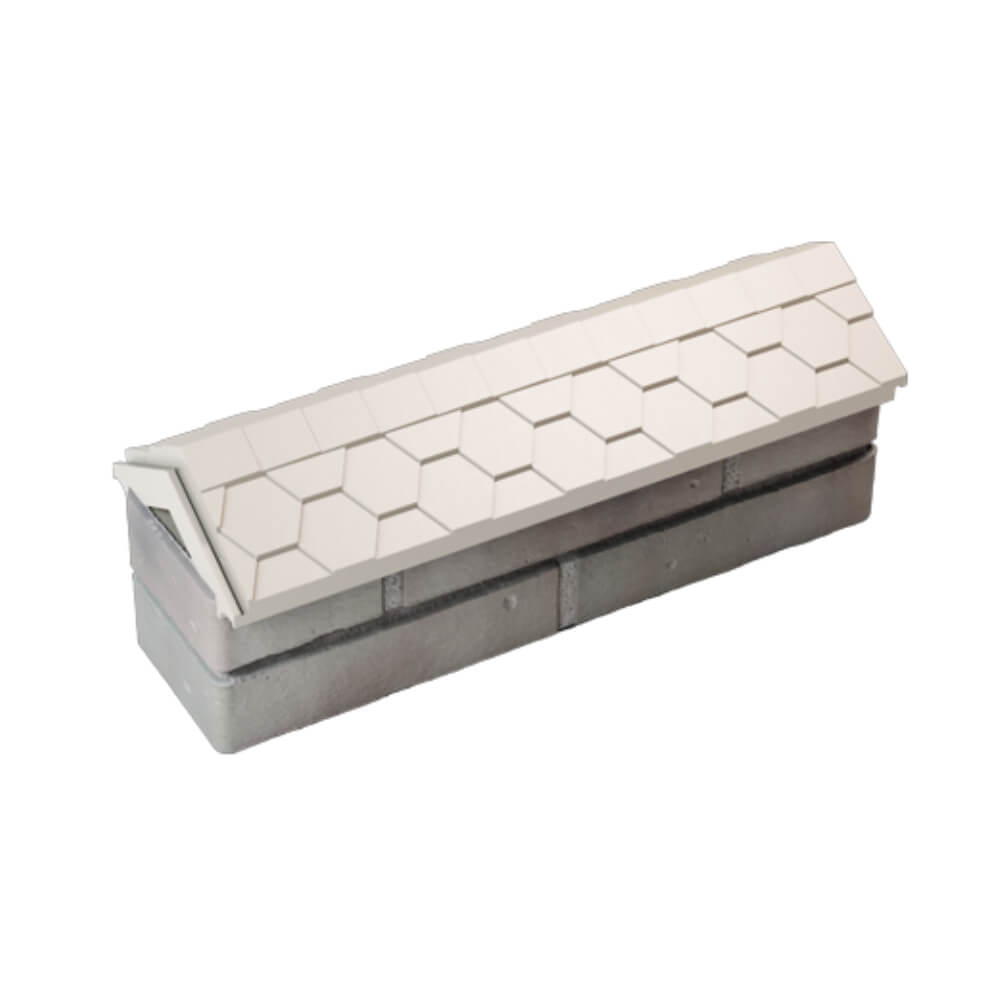 Парапет Zking Эверест Бежевый с посадкой на 0.5 кирпича (130мм) в Якутске фото