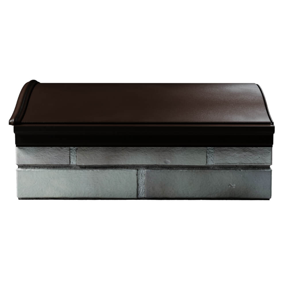 Парапет Zking Монблан Коричневый посадка на 1.5 кирпича (355/385мм) в Якутске фото