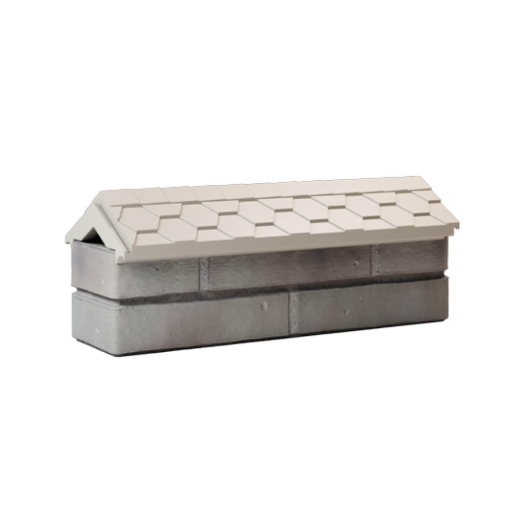 Парапет Zking Эверест Бежевый с посадкой на 0.5 кирпича (130мм) Якутск фото