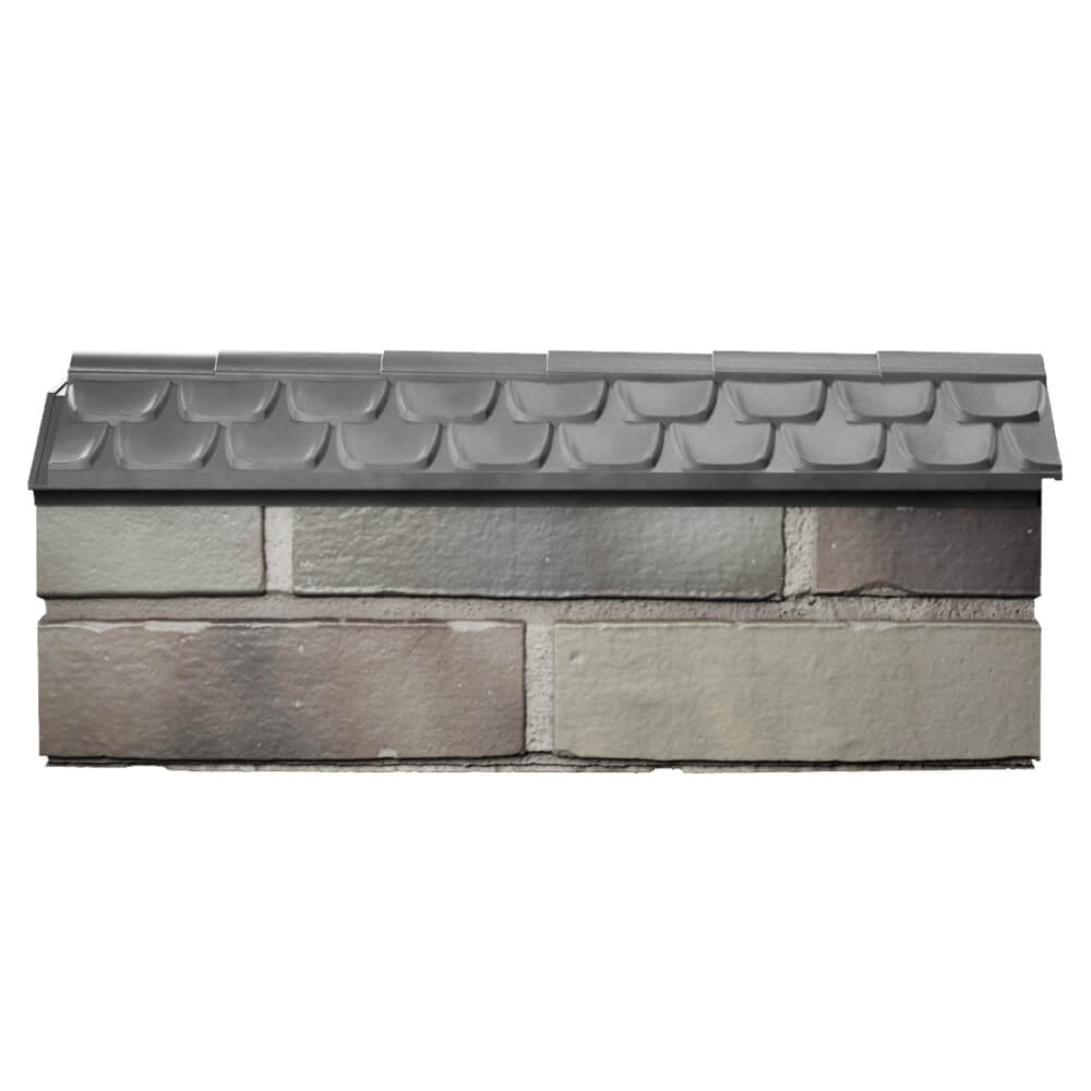 Парапет Zking Эльбрус Серый с посадкой на 0.5 кирпича (130мм) в Якутске фото