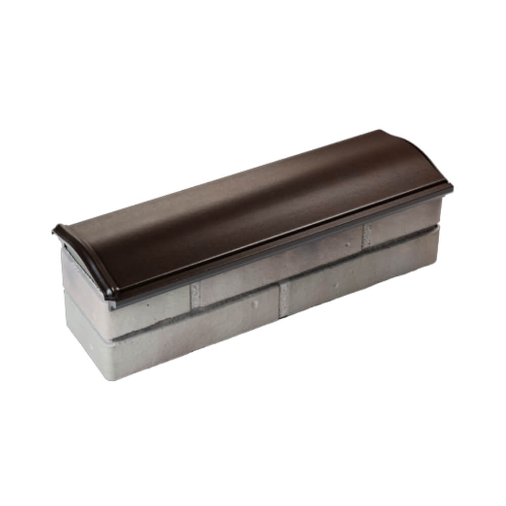 Парапет Zking Монблан Коричневый посадка на 0.5 кирпича (130мм) в Якутске фото