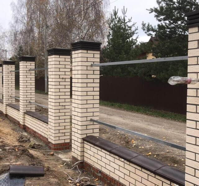 Колпак Zking Бона ХайТек Коричневый на столб 1.5х1.5 кирпича (385х385мм) в Якутске фото