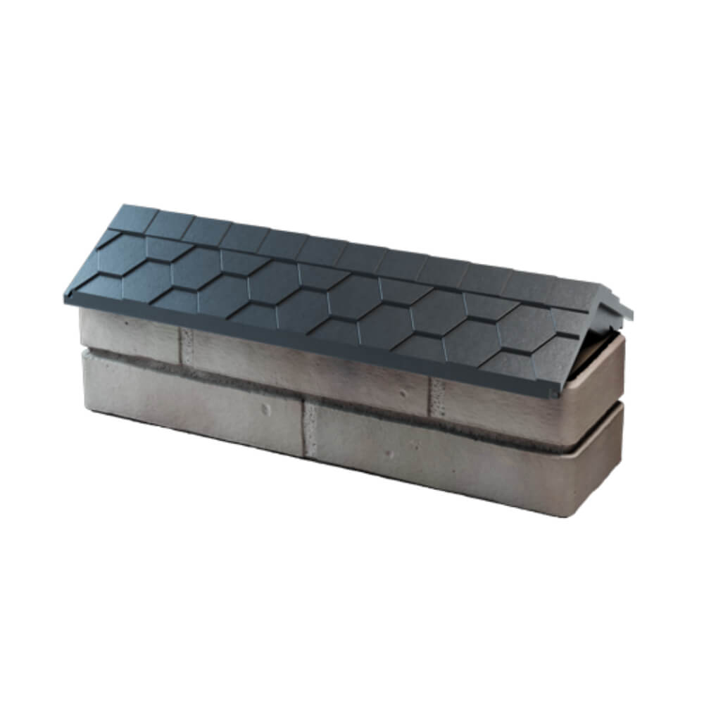 Парапет Zking Эверест Серый с посадкой на 0.5 кирпича (130мм) в Якутске фото