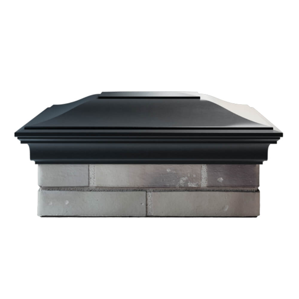 Колпак Zking Монблан Черный на столб 2х1.5 кирпича (515х385мм) в Якутске фото