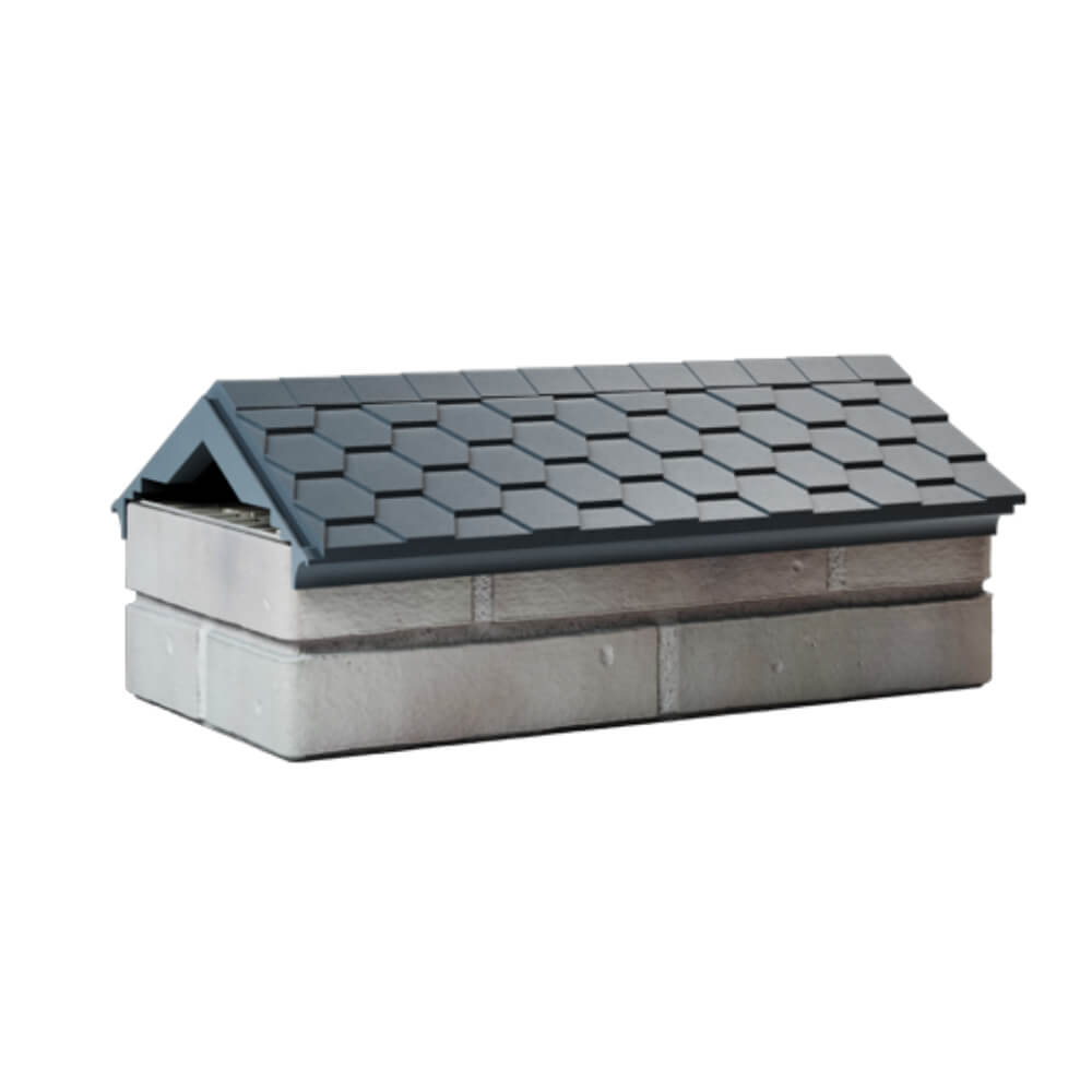 Парапет Zking Эверест Серый с посадкой на 1 кирпич (200/225/255мм) Якутск фото