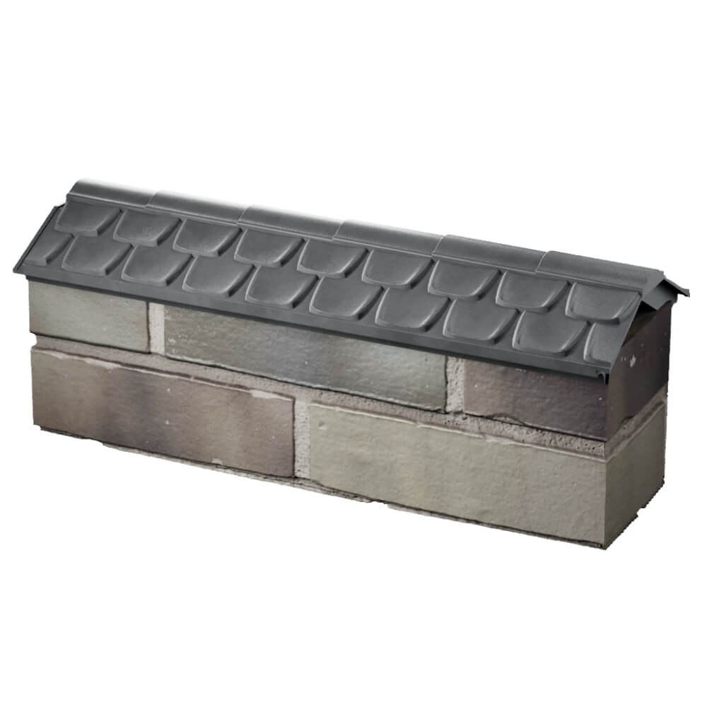 Парапет Zking Эльбрус Серый с посадкой на 0.5 кирпича (130мм) в Якутске фото