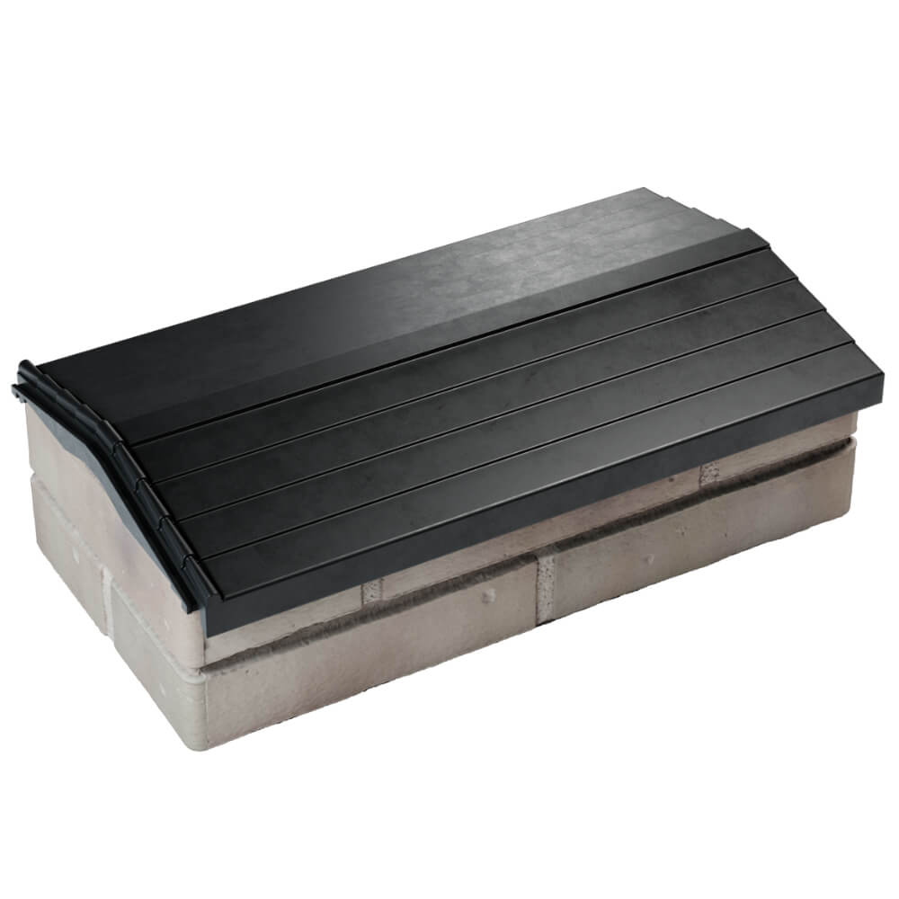 Парапет Zking Бона ХайТек Черный с посадкой на 1 кирпич (200/225/255мм) в Якутске фото