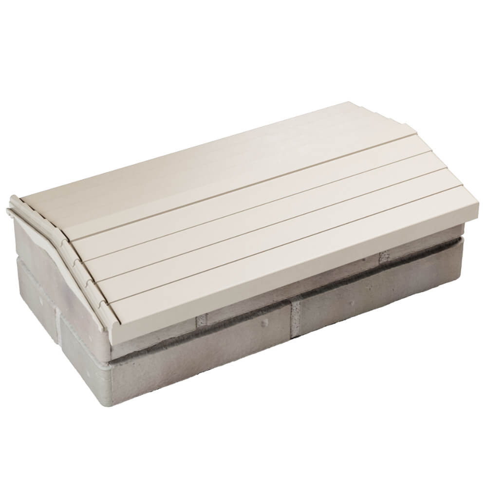 Парапет Zking Бона ХайТек Бежевый с посадкой на 1 кирпич (200/225/255мм) в Якутске фото