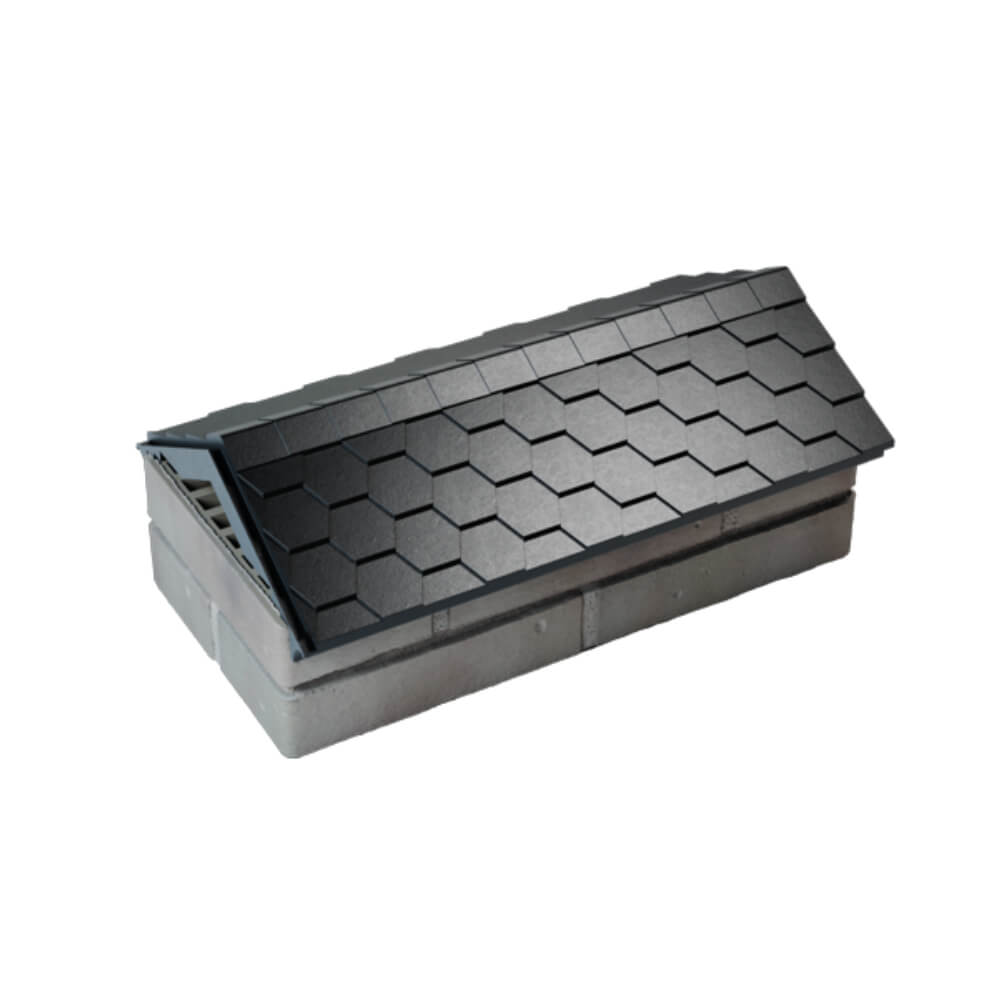 Парапет Zking Эверест Черный с посадкой на 1 кирпич (200/225/255мм) в Якутске фото