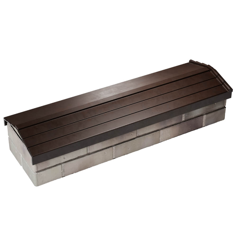 Парапет Zking Бона ХайТек Коричневый посадка на 0.5 кирпича (130мм) в Якутске фото