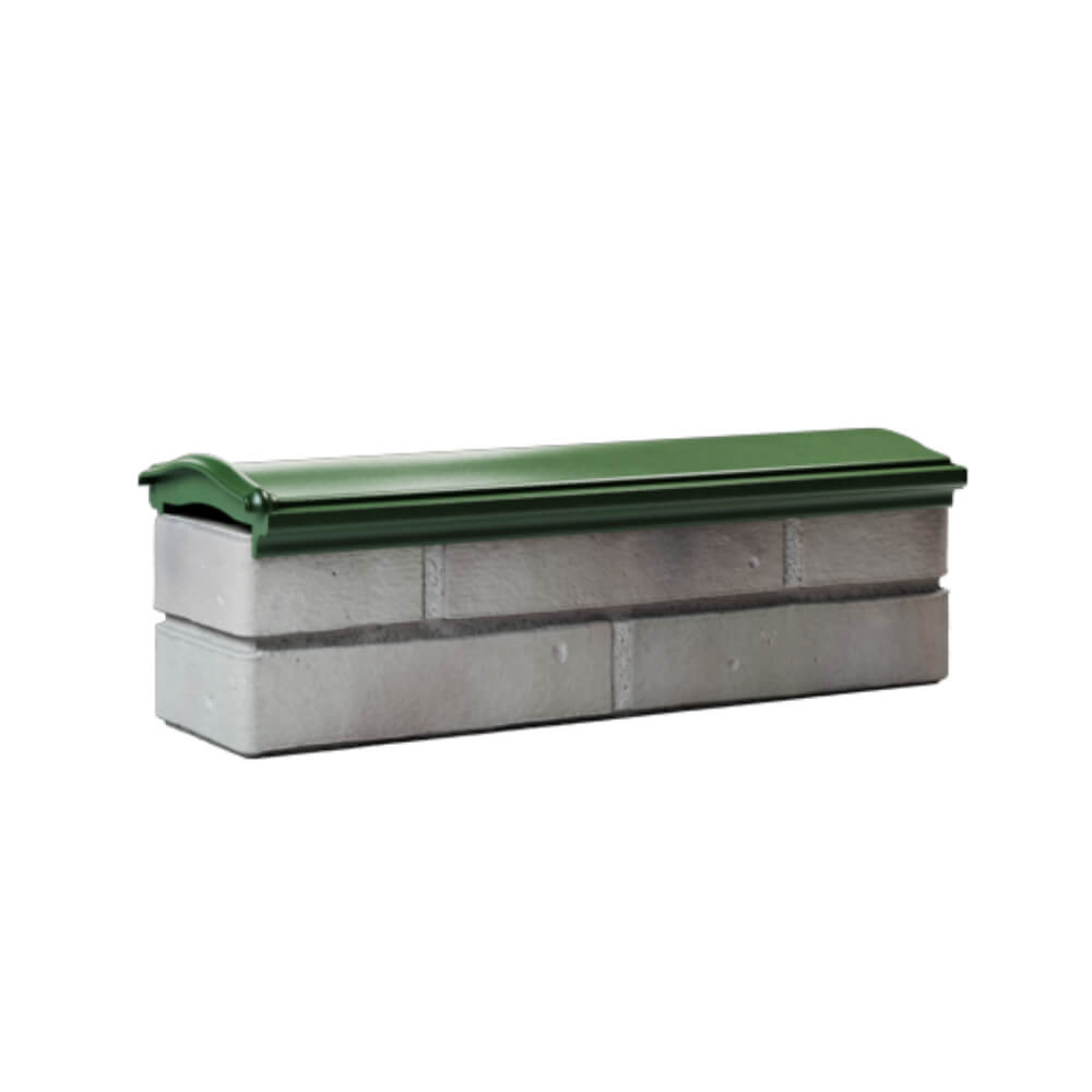 Парапет Zking Монблан Зеленый посадка на 0.5 кирпича (130мм) Якутск фото