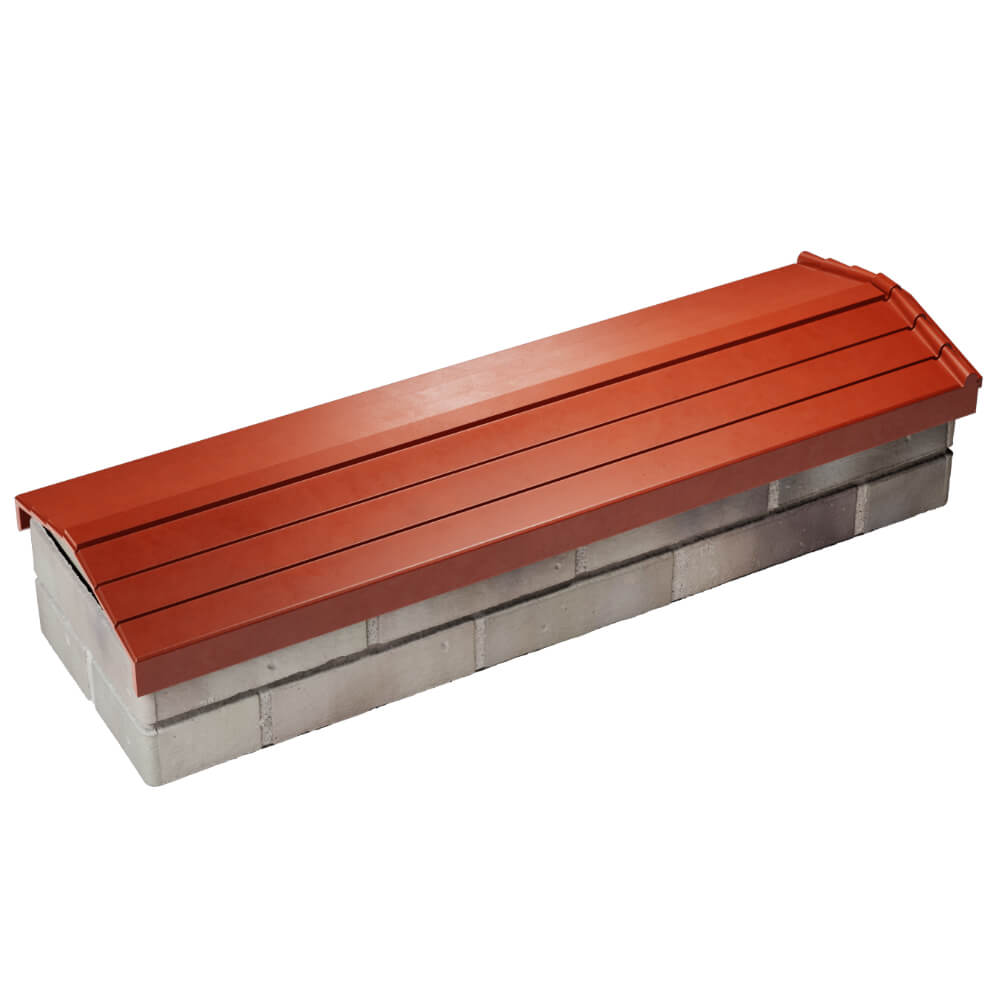 Парапет Zking Бона ХайТек Красный посадка на 0.5 кирпича (130мм) в Якутске фото