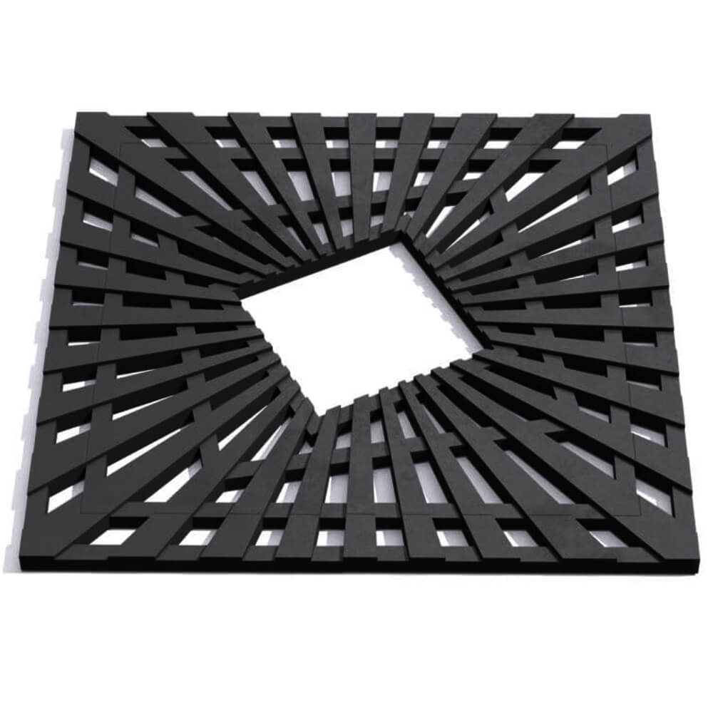 Приствольная решетка для дерева ZKING ATMOSPHERE 1.2х1.2м Черная Якутск фото