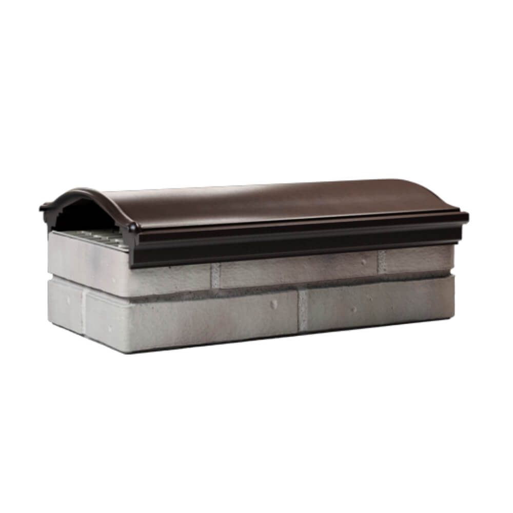 Парапет Zking Монблан Коричневый посадка на 1 кирпич (200/225/255мм) Якутск фото