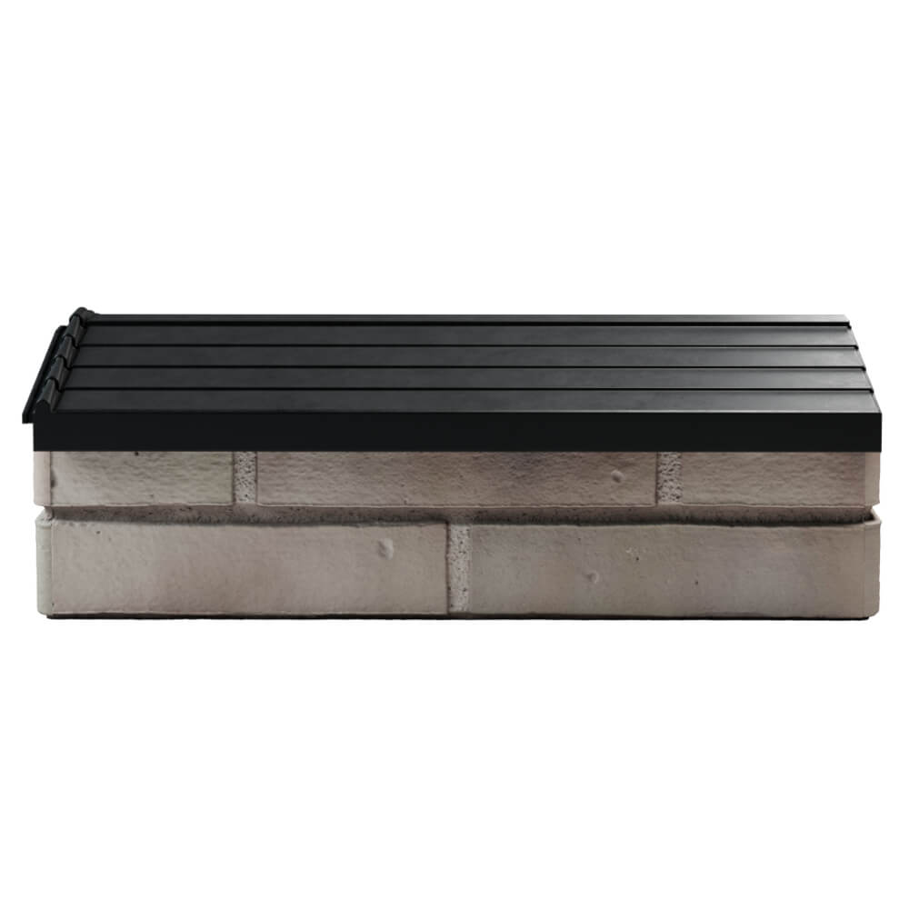 Парапет Zking Бона ХайТек Черный с посадкой на 1 кирпич (200/225/255мм) в Якутске фото