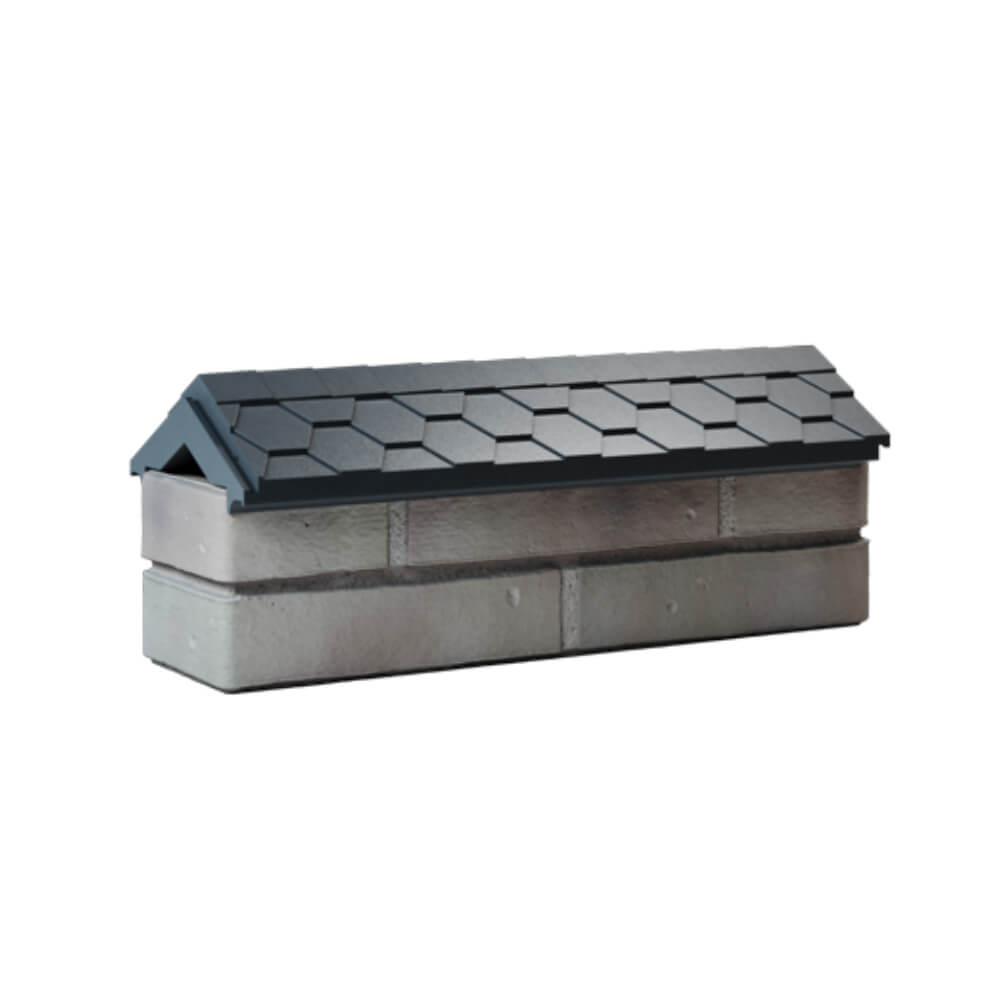 Парапет Zking Эверест Серый с посадкой на 0.5 кирпича (130мм) Якутск фото