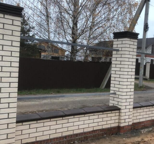 Колпак Zking Бона ХайТек Коричневый на столб 1.5х1.5 кирпича (385х385мм) в Якутске фото