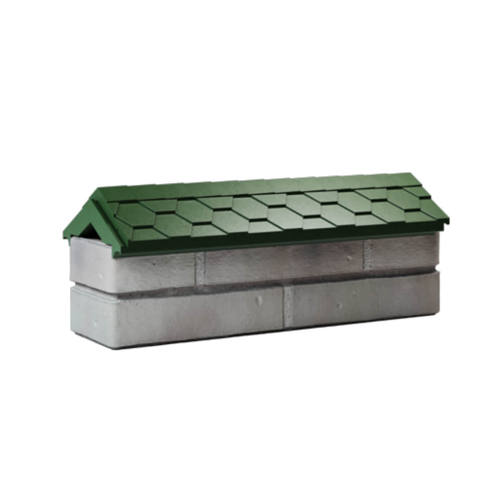 Парапет Zking Эверест Зеленый с посадкой на 0.5 кирпича (130мм) Якутск фото