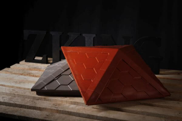 Колпак Zking Эверест Красный на столб 1.5х1.5 кирпича (390х390мм) в Якутске фото