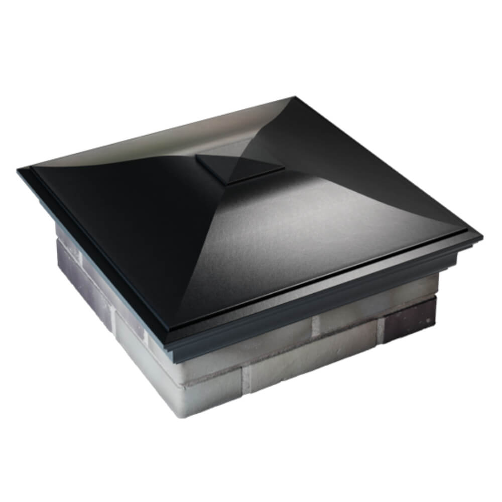 Колпак Zking Монблан Черный на столб 2х2 кирпича (515х515мм) Якутск фото