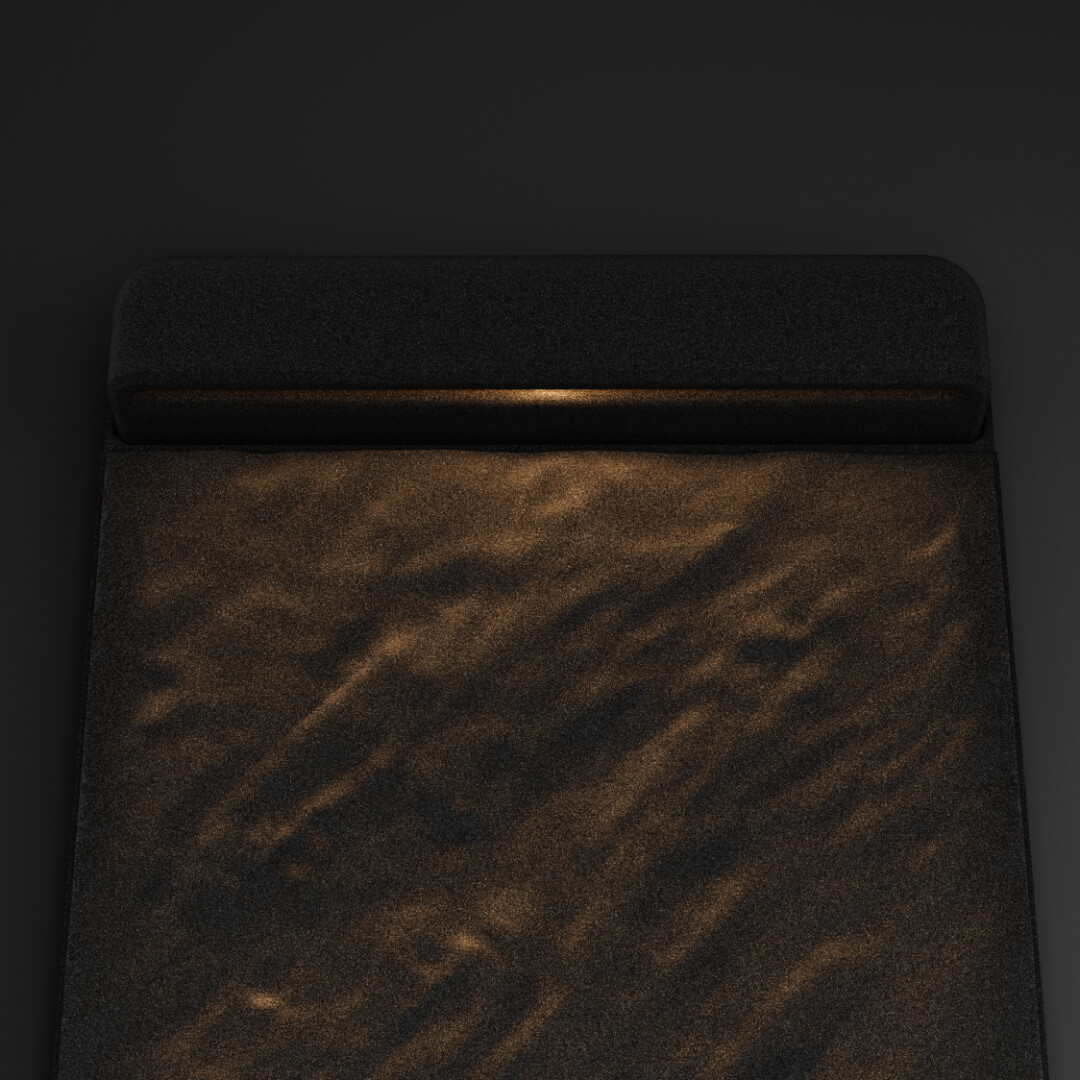 LED Светильник для шаговой плиты STONE Черный Сланец 330х75х98мм в Якутске фото