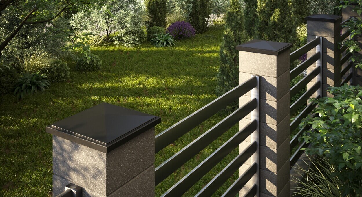 Колпак Zking БонаМоно Коричневый на столб 1.5х1.5 кирпича (385х385, 400х400мм) в Якутске фото