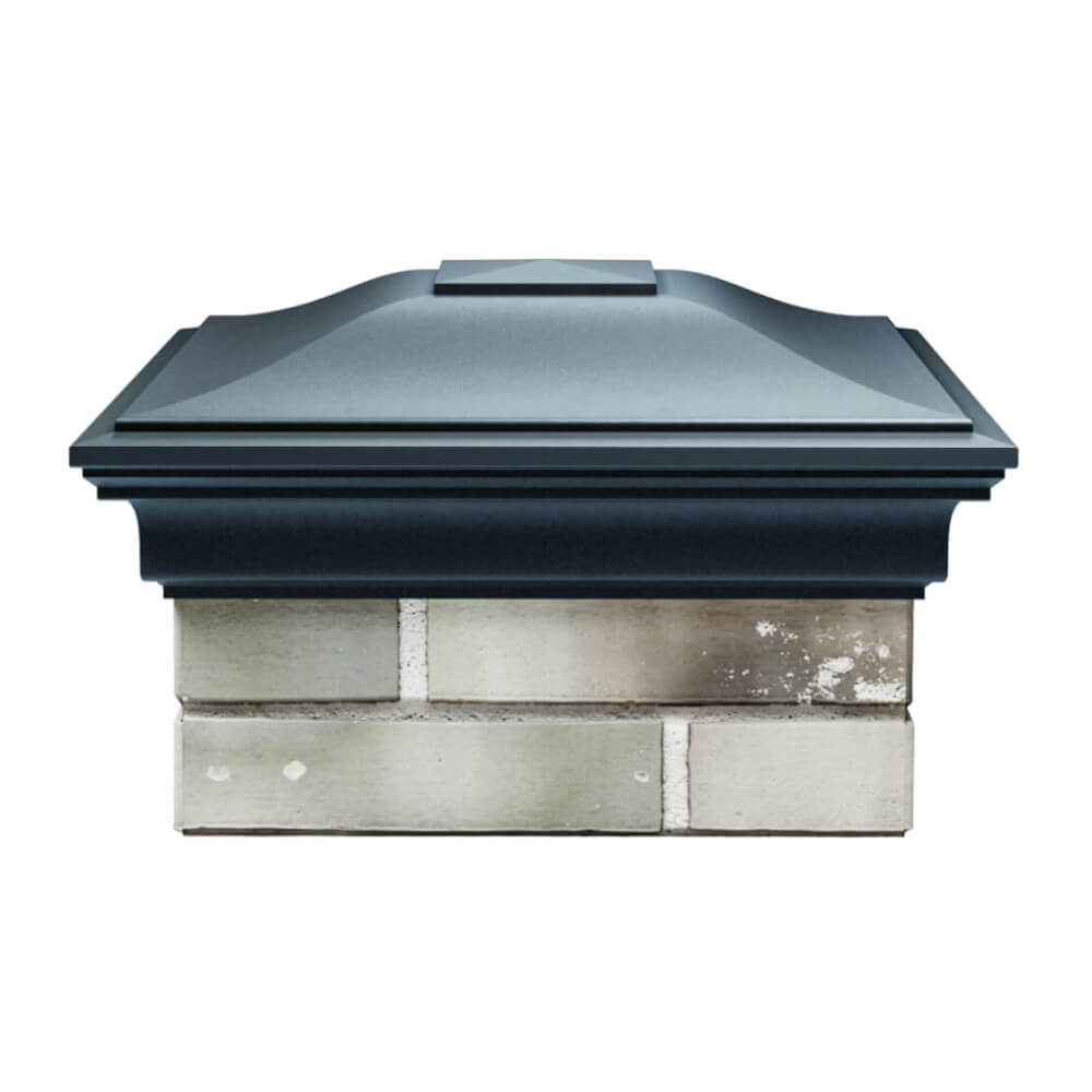 Колпак Zking Монблан Серый на столб 1.5х1.5 еврокирпича 0.7НФ (355х355мм) Якутск фото