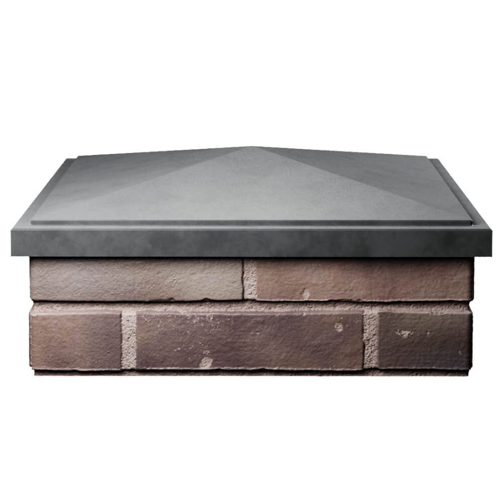 Колпак Zking БонаМоно Серый на столб 2х2 кирпича (515х515, 530х530мм) Якутск фото