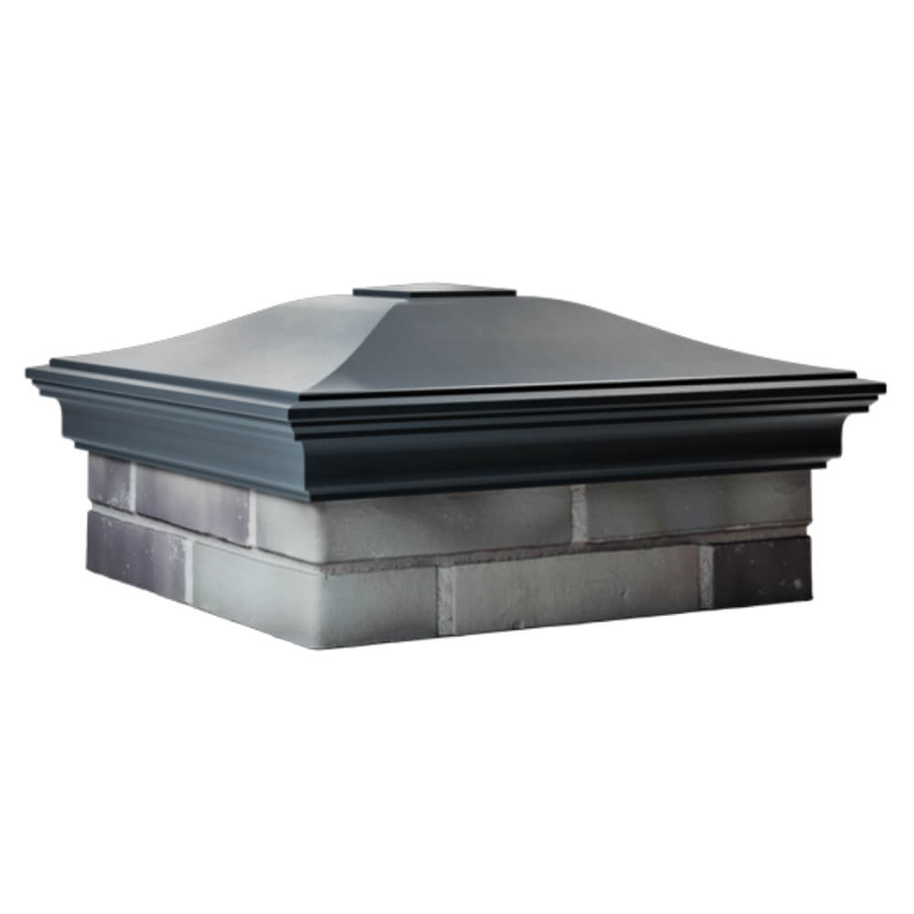 Колпак Zking Монблан Серый на столб 2х2 кирпича (515х515мм) в Якутске фото