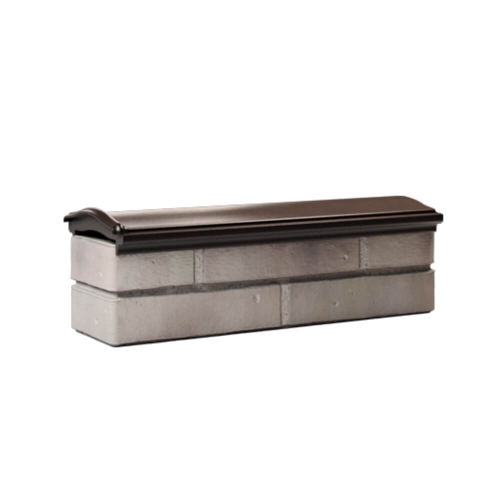 Парапет Zking Монблан Коричневый посадка на 0.5 кирпича (130мм) Якутск фото