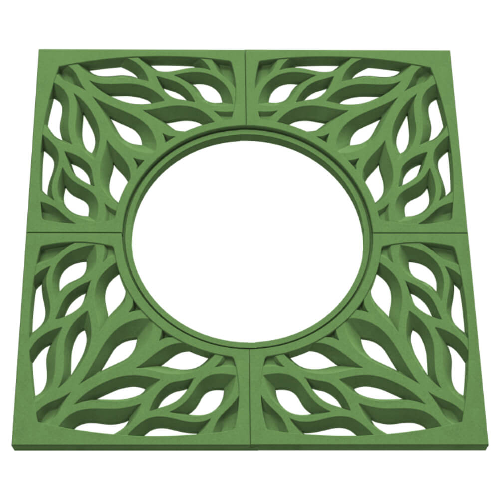 Приствольная решетка для дерева ZKING CRUST 1.2х1.2м Зеленая в Якутске фото