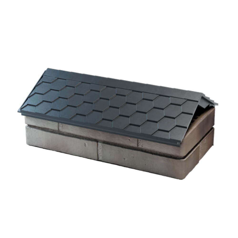 Парапет Zking Эверест Серый с посадкой на 1 кирпич (200/225/255мм) в Якутске фото