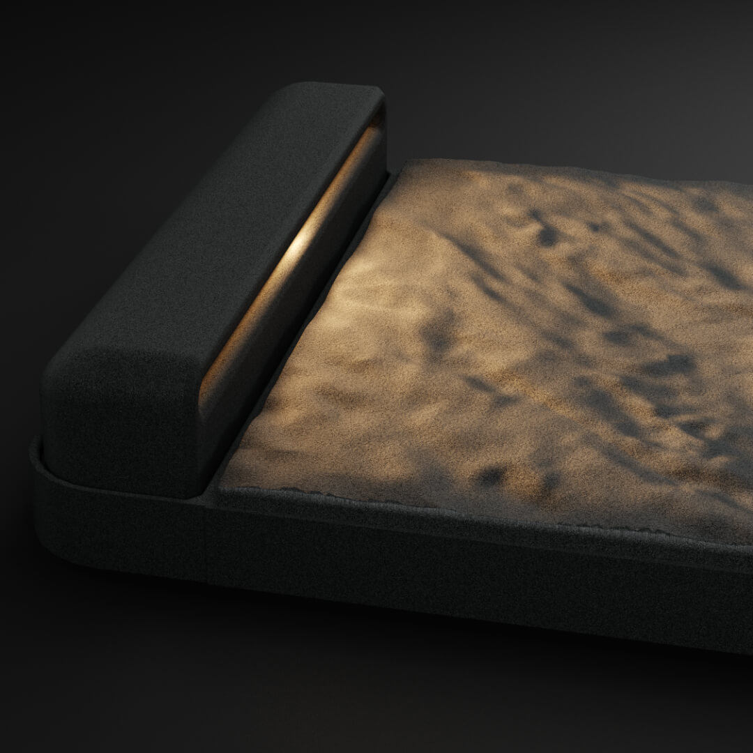 LED Светильник для шаговой плиты STONE Графитовый Серый 330х75х98мм Якутск фото