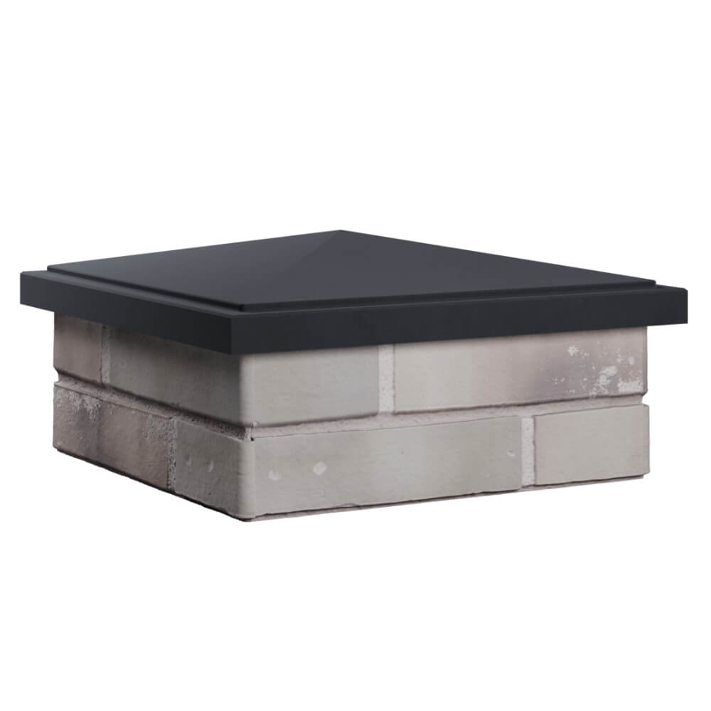 Колпак Zking БонаМоно Серый на столб 1.5х1.5 кирпича (385х385, 400х400мм) в Якутске фото