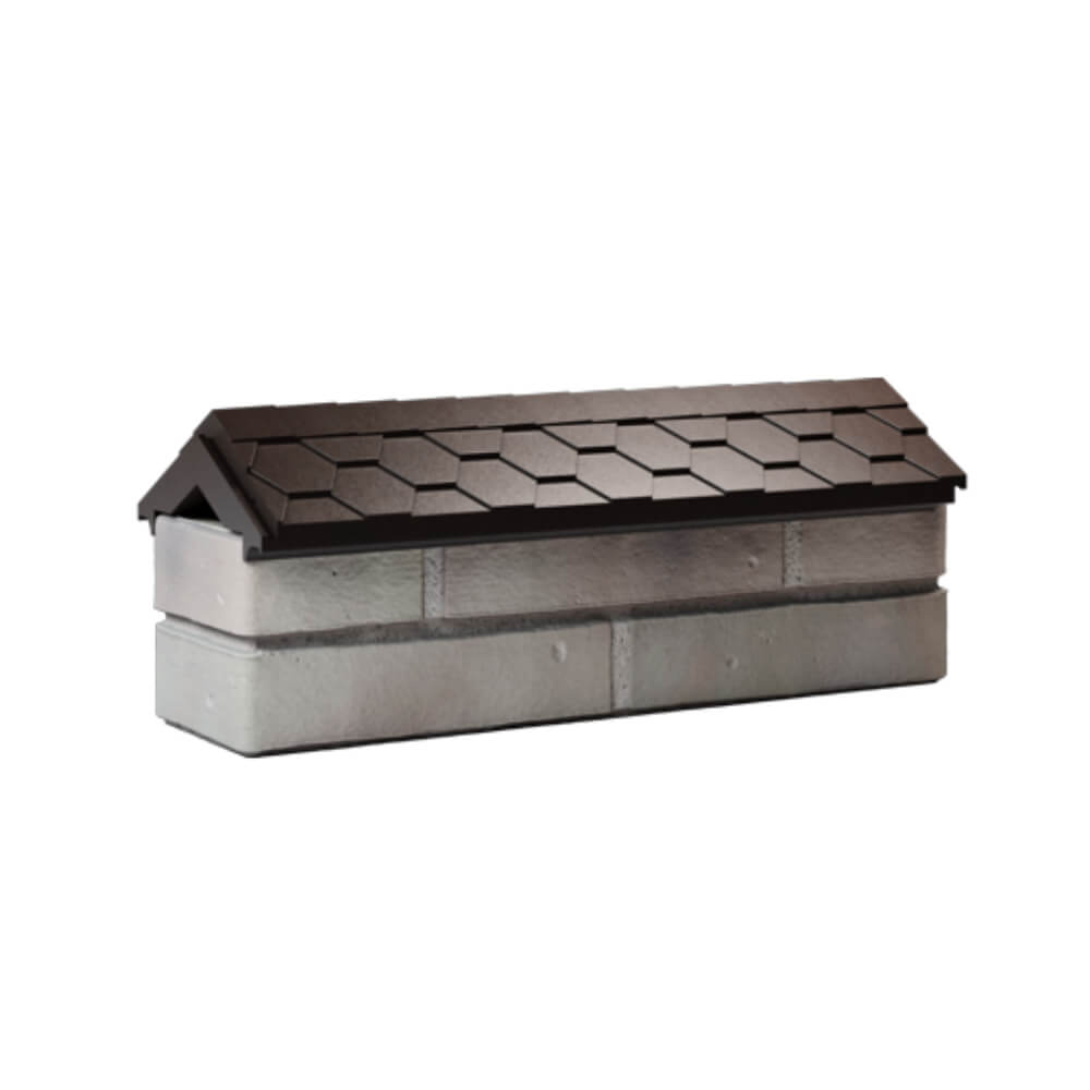 Парапет Zking Эверест Коричневый с посадкой на 0.5 кирпича (130мм) Якутск фото